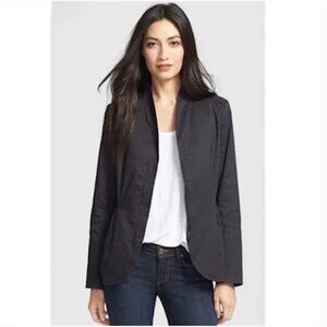 Eileen Fisher Polished Ramie Stretch Jacket Long Sleeve Minimalist Career Sz XL